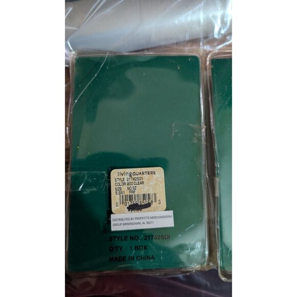 Living Quarters Clear Glass Icicle Ornaments Set Of 12 - Picture 4 of 5